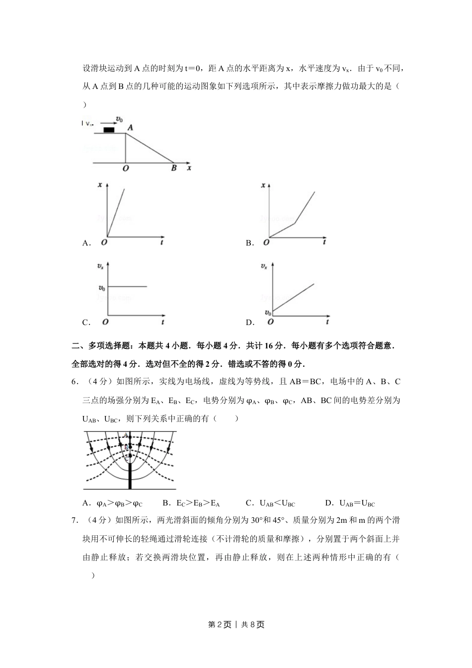 2008年高考物理试卷（江苏）（空白卷）.doc_第2页