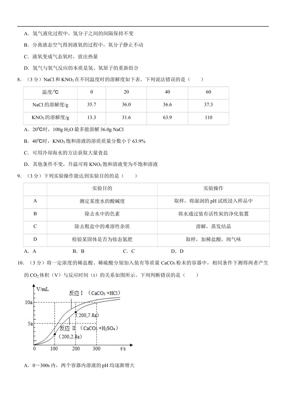 2020年福建省福州市中考化学试题(含答案)kaoda.com.docx_第2页