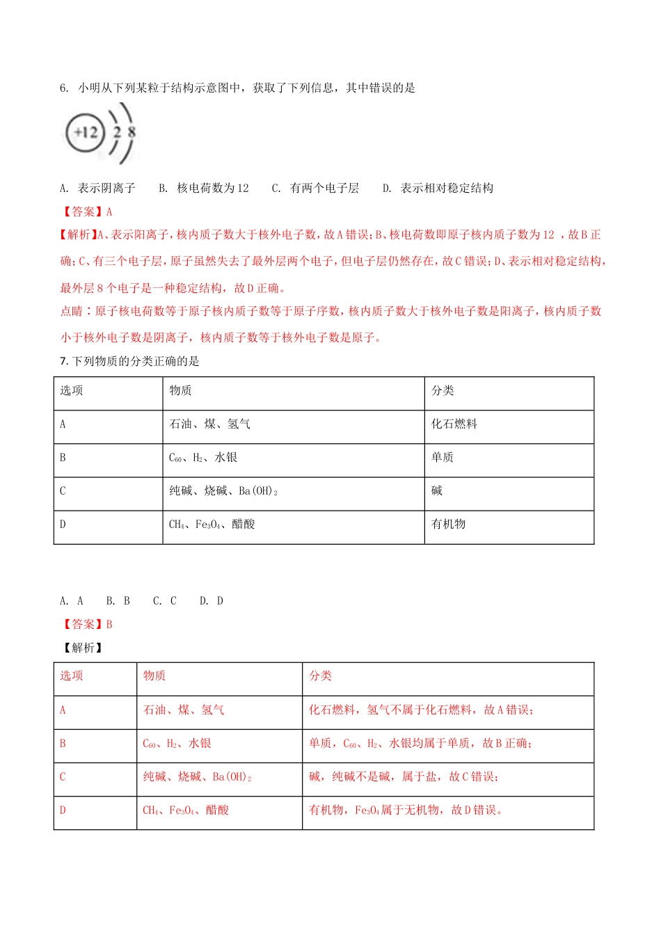 湖北省黄石市2018年中考理综（化学部分）真题试题（含解析）kaoda.com.doc_第2页