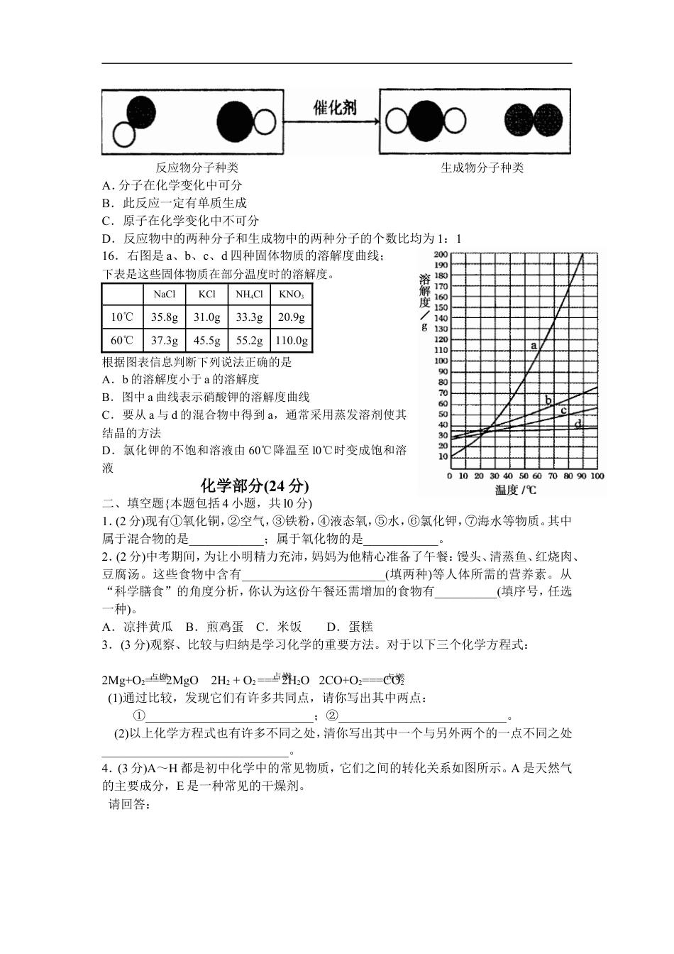 2009年山东省聊城市中考化学试卷及答案kaoda.com.doc_第2页