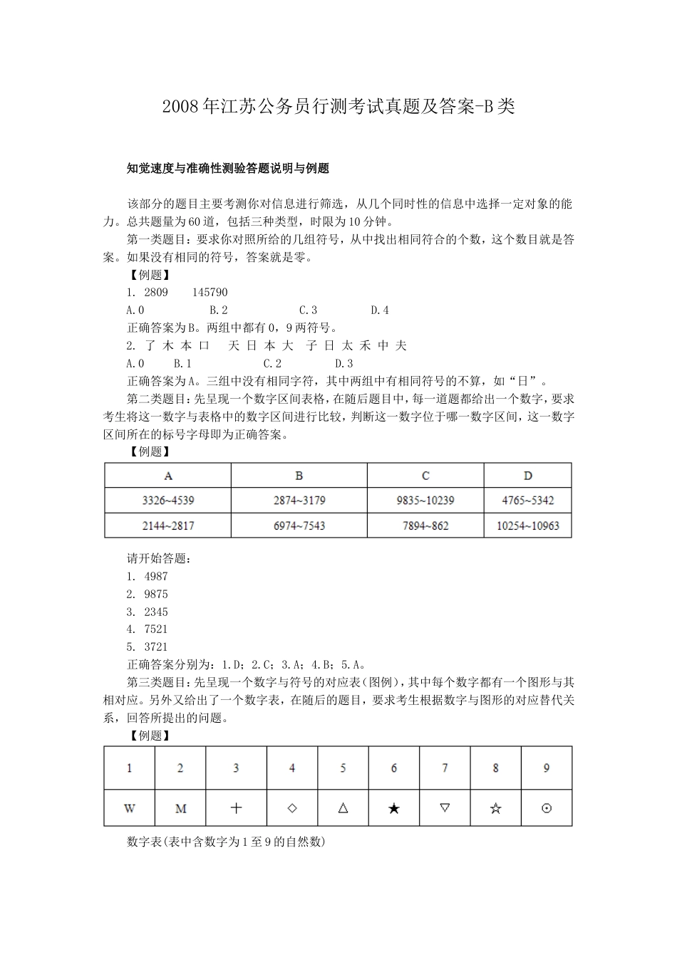 考大网_2008年江苏公务员行测考试真题及答案-B类.doc_第1页