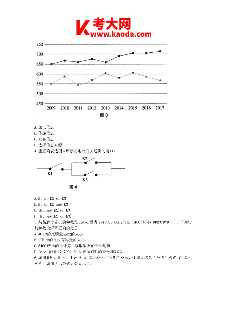 考大网_2017下半年安徽教师资格初中信息技术学科知识与教学能力真题及答案kaoda.com.doc_第2页