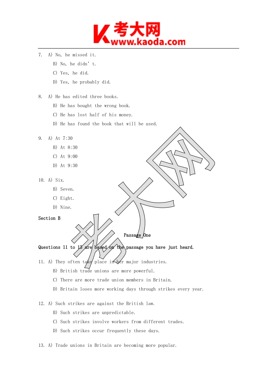 考大网_1990年1月英语六级真题及答案kaoda.com.doc_第2页