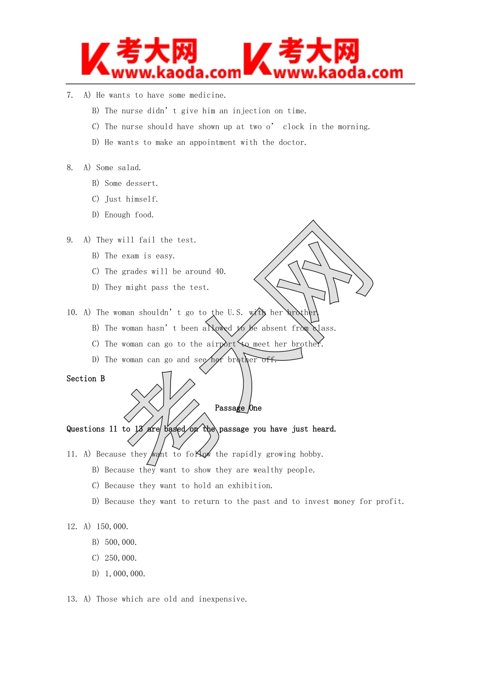 考大网_1992年1月英语六级真题试卷kaoda.com.doc_第2页