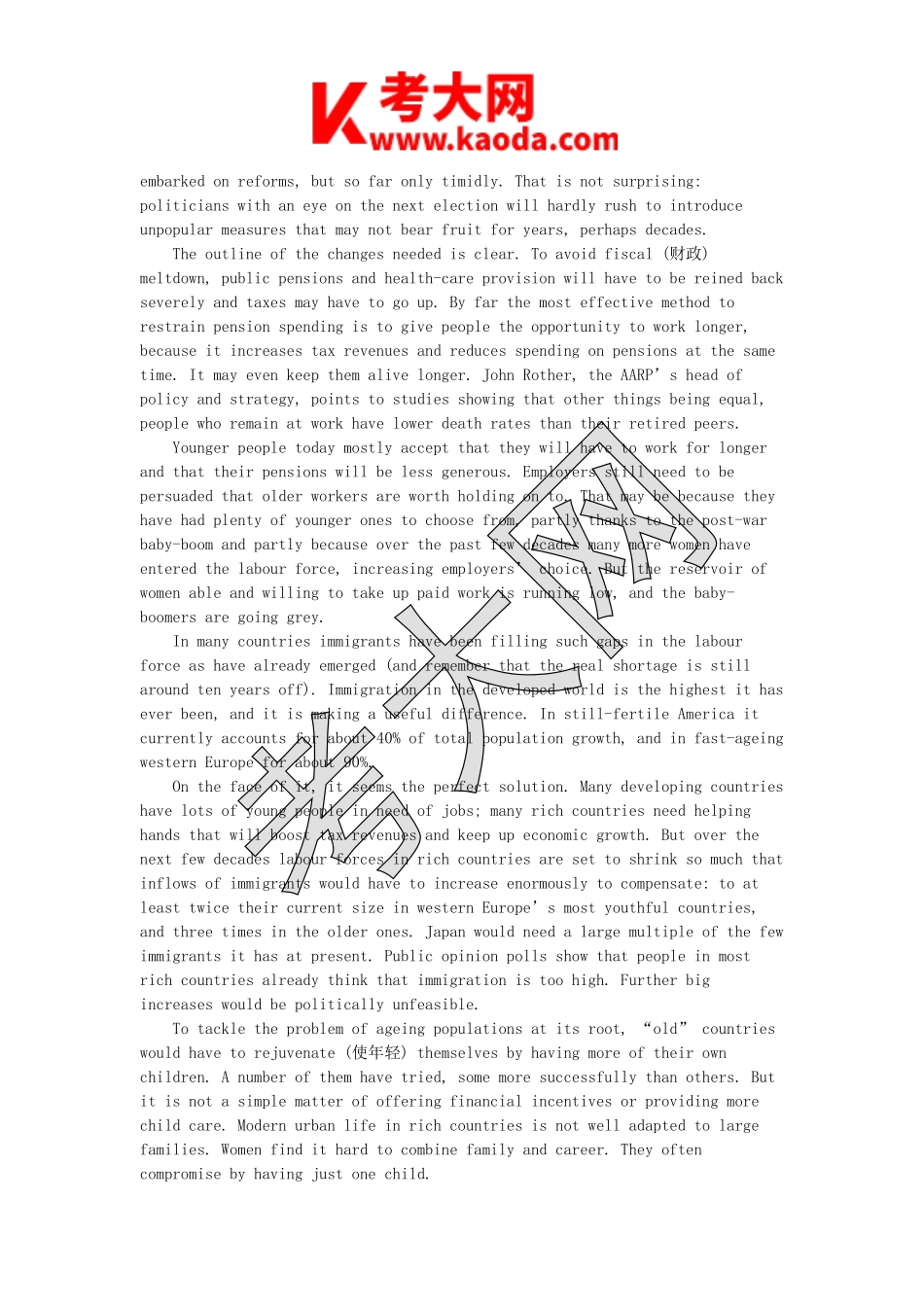 考大网_2010年12月英语六级真题及答案kaoda.com.doc_第2页