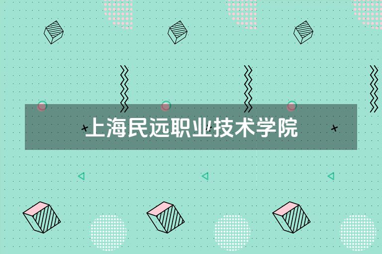 上海民远职业技术学院